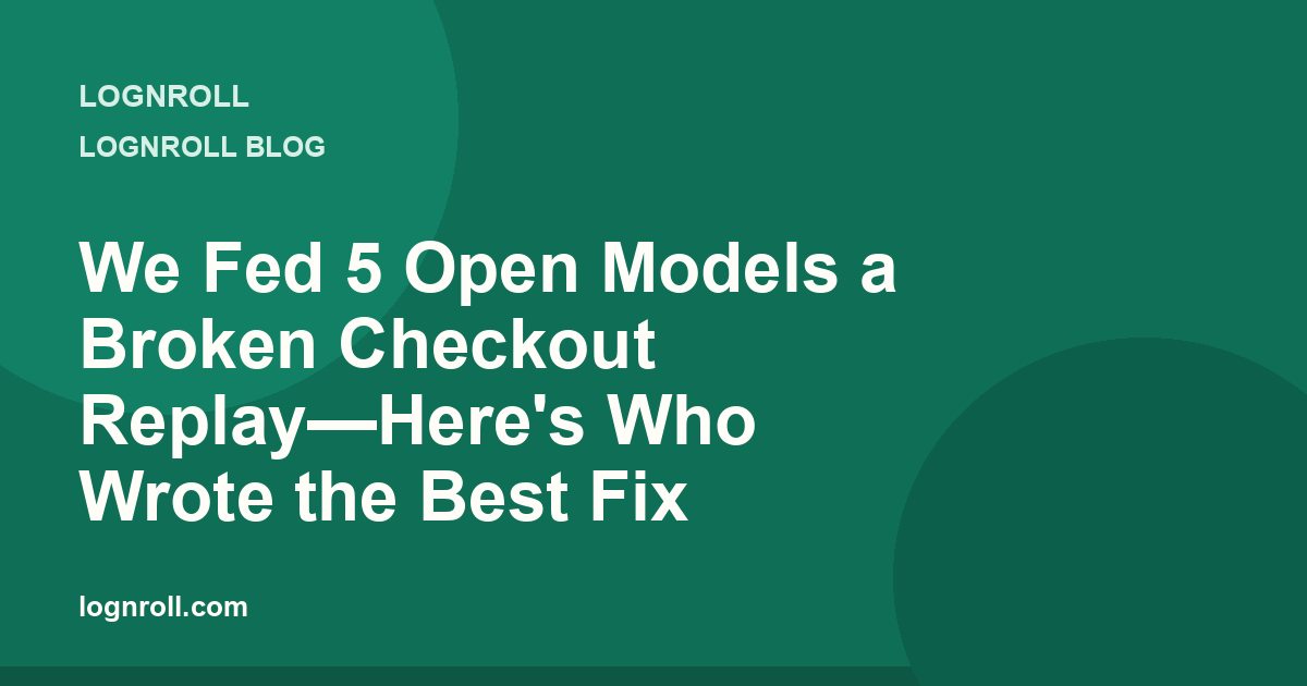 Open model benchmark: five coding assistants fixing a broken checkout replay bug